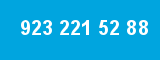 923 221 52 88 923 221 52 88